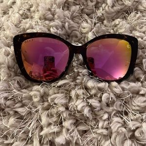 Diff Polarized Ruby Cat-Eye sunglasses
